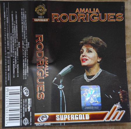 Casete audio - Amália Rodrigues - Supergold