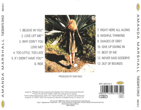 Amanda Marshall - Tuesday's Child (CD) [1]