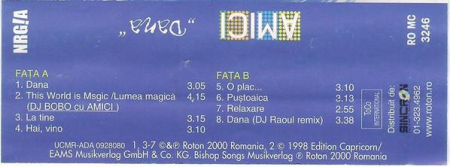 Amici - Dana (Caseta Audio) [1]