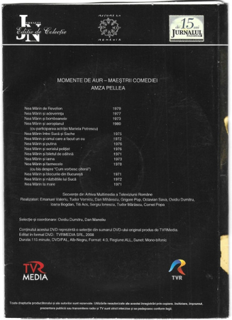 Amza Pellea - Momente De Aur ‎– Maeștrii Ai Comediei [1]