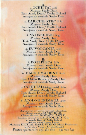 Ana Maria Georgescu - Ochii Tăi, (Casetă Audio) [1]