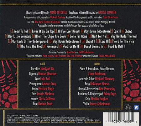 Anaïs Mitchell - Hadestown: The Myth. The Musical - Live Original Cast Recording, (CD) [1]