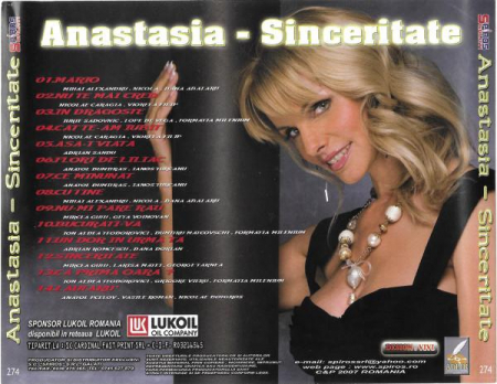 Anastasia Lazariuc - Sinceritate , (CD) [1]