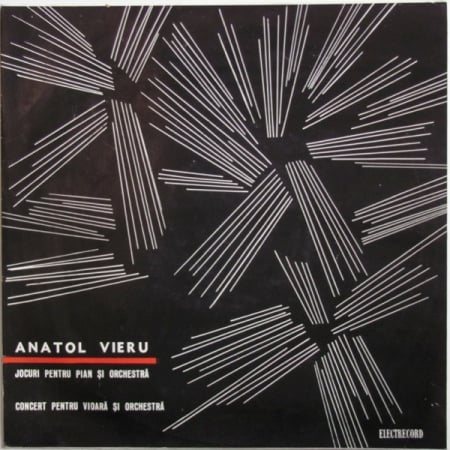 Discuri vinil - Anatol Vieru – Jocuri Pentru Pian Și Orchestră / Concert Pentru Vioară Și Orchestră (Disc Vinil)