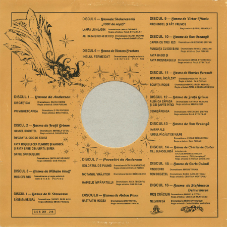 Andersen* – Basme: Degețica / Privighetoarea (VINIL) [1]