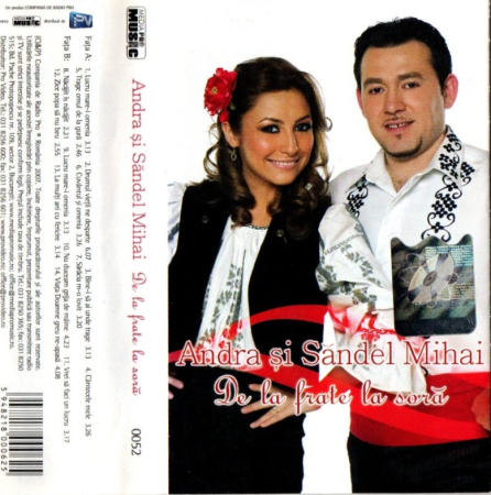 Casete audio - Andra Și Săndel Mihai – De La Frate La Soră (Caseta Audio)