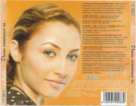 Andra - Vreau Sărutarea Ta, (CD) [1]