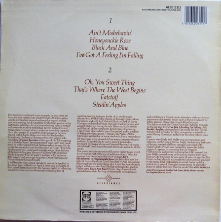 André Previn - The Genius Of André Previn, (Disc Vinil) [1]