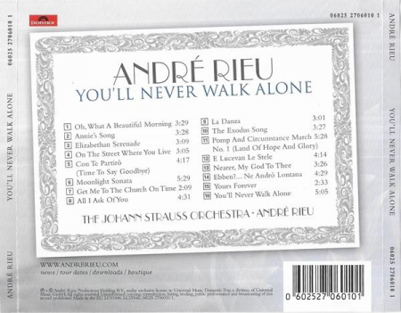 André Rieu - You'll Never Walk Alone, (CD) [1]
