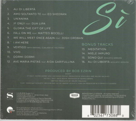 Andrea Bocelli - Sì (CD) [1]