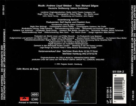 Andrew Lloyd Webber - Starlight Express (Die Höhepunkte Der Deutschen Aufführung Mit Dem Bochumer Ensemble) [1]