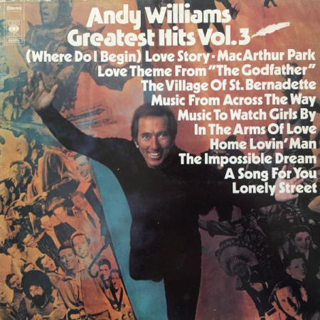 Discuri vinil - Andy Williams - Greatest Hits Vol. 3