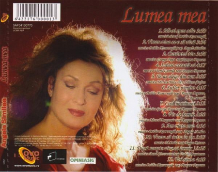 Angela Similea - Lumea Mea, (CD) [1]