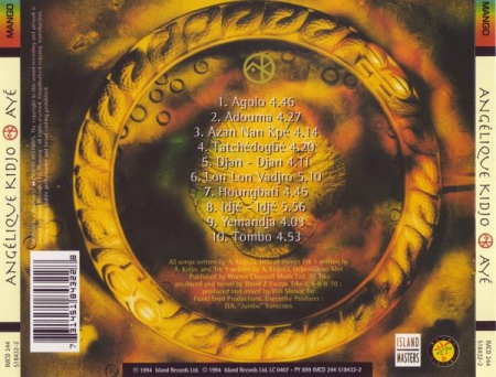 Angélique Kidjo - Ayé , (CD) [1]