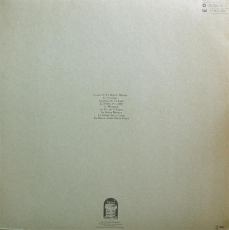 Angelo Branduardi - La Pulce D'Acqua, (Disc Vinil) [1]