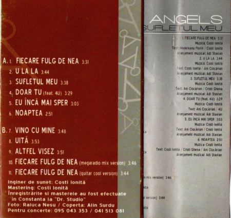 Angels – Sufletul Meu (CASETA) [1]