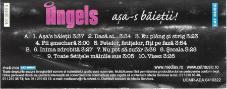 Angels - Așa-s Băieții! , (Casetă Audio) [1]