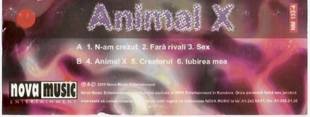 Animal X - Animal X, (Casetă Audio) [1]