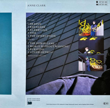 Anne Clark - Pressure Points (Disc Vinil) [1]
