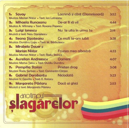 Anotimpul Șlagărelor 1, (CD) [1]