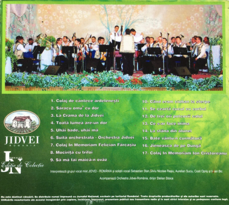 Ansamblul Artistic Jidvei, Junii de la Jidvei, Orchestra Jidvei-România (CD) [1]
