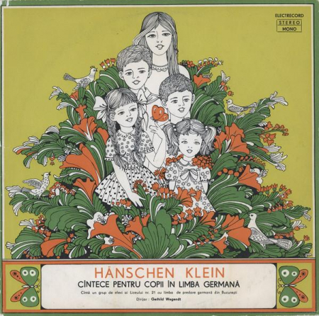 Muzică Clasică - Ansamblul Coral Al Liceului Nr. 21 Din București - Hänschen Klein (Cîntece Pentru Copii În Limba Germană), (Disc Vinil)