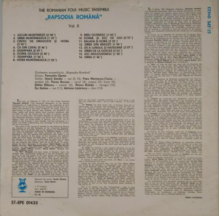 Ansamblul „Rapsodia Română” - Vol. II [1]