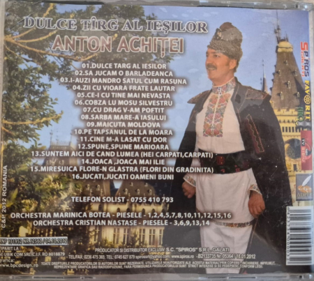 Anton Achiței  -Dulce Tirg al Iesilor (CD) [1]