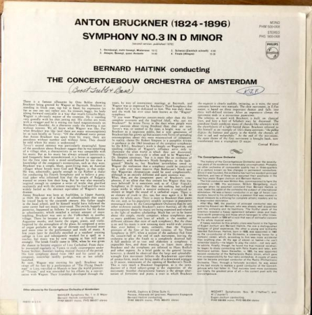 Anton Bruckner - Symphony No. 3 In D Minor (Disc Vinil) [1]