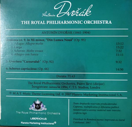 Antonín Dvořák - Colecțiile Cotidianul. Simfonica 7, (CD) [1]