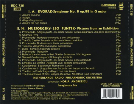 Antonín Dvořák - Symphony No. 8, Op. 88 / Pictures From An Exhibition, (CD) [1]