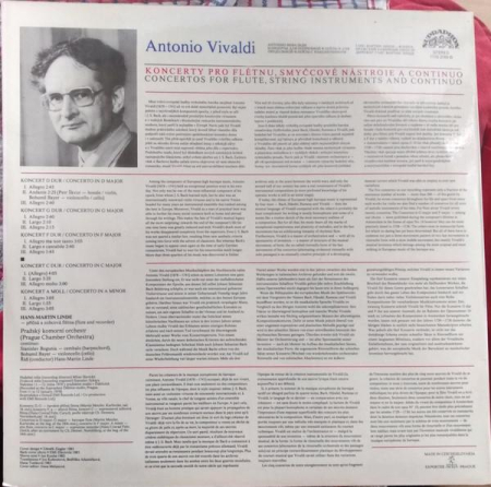Antonio Vivaldi - Flute Recorder Concertos (Disc Vinil) [1]
