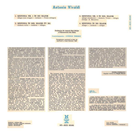 Antonio Vivaldi - Sinfonias (Disc Vinil) [1]