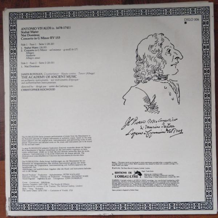 Antonio Vivaldi - Stabat Mater • Nisi Dominus • Concerto In G Minor (Disc Vinil) [1]