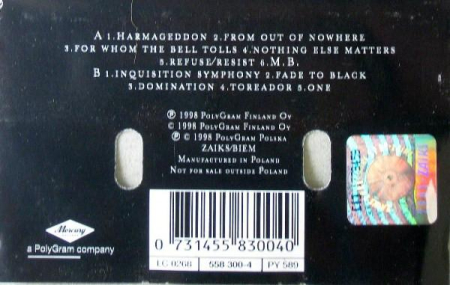 Apocalyptica - Inquisition Symphony (Casetă Audio) [1]