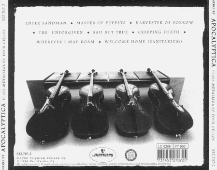 Apocalyptica - Plays Metallica By Four Cellos (CD) [1]