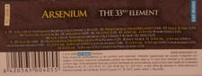 Arsenium - The 33rd Element , (Casetă Audio) [1]