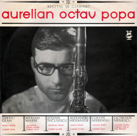 Discuri vinil - Aurelian Octav Popa – Recital De Clarinet (VINIL)