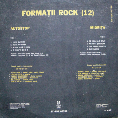 Autostop - Rock 12, (Disc Vinil) [1]