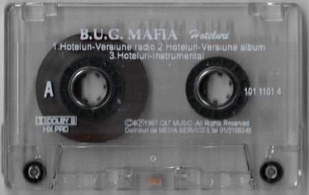 Casete audio - B.U.G. Mafia – Hoteluri (CASETA)