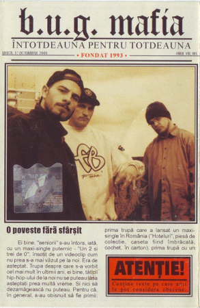 Hip-Hop - B.U.G. Mafia - Întotdeauna Pentru Totdeauna , (Casetă Audio)
