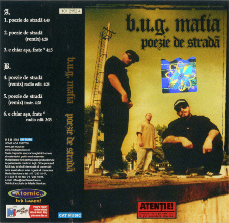 B.U.G. Mafia - Poezie De Stradă , (Casetă Audio) [1]