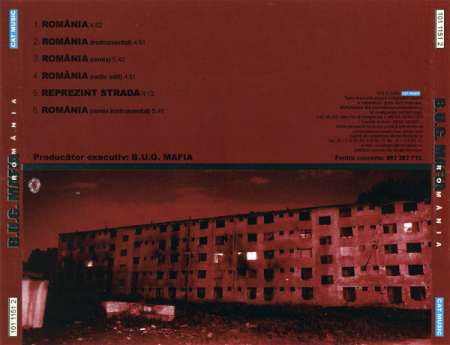 B.U.G. Mafia - România (CD) [1]