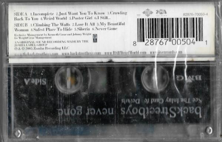 Backstreet Boys - Never Gone , (Casetă Audio) [1]