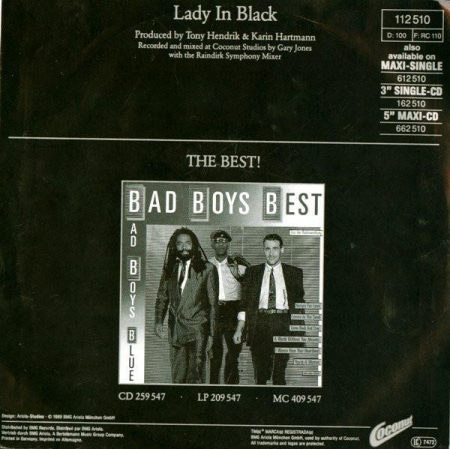 Bad Boys Blue - Lady In Black (Disc Vinil) [1]
