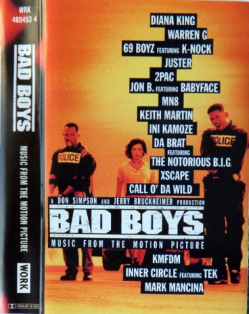 Casete audio - Bad Boys - Music From The Motion Picture , (Casetă Audio)