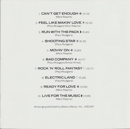 Bad Company - 10 From 6, (CD) [1]