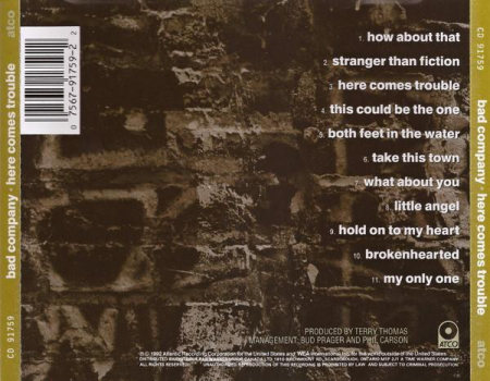 Bad Company  - Here Comes Trouble (CD) [1]