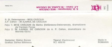 Barbu Ștefănescu Delavrancea - Moș Crăciun / În Ajunul De Crăciun (Caseta Audio) [1]