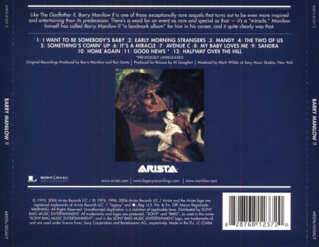 Barry Manilow - Barry Manilow II (CD) [1]